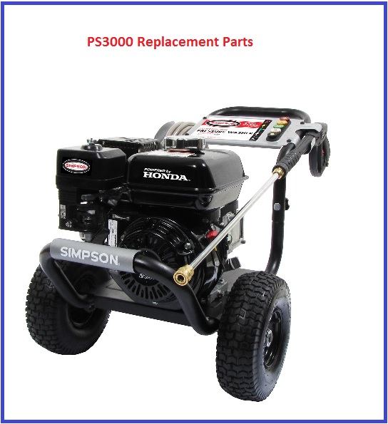 SIMPSON PS3000 PRESSURE WASHER PARTS